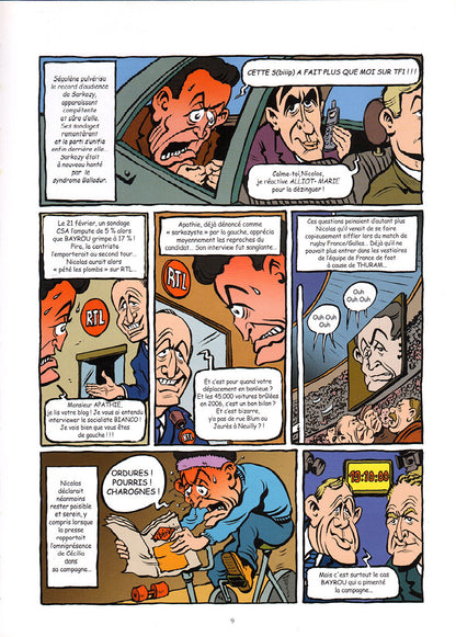 Sarko 1er – La face karchée de Sarkozy, la suite | Bande dessinée politique livre