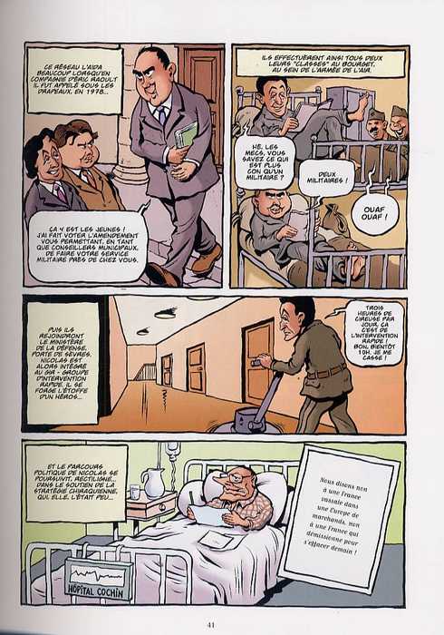 Sarko 1er – La face karchée de Sarkozy, la suite | Bande dessinée politique livre