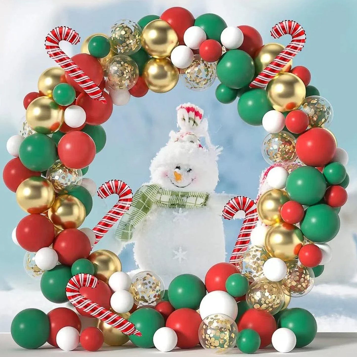 Arche Circulaire Métal 2,2 m – Support Décoration Mariage et Ballons – Cadre Rond pour Fêtes et Événements