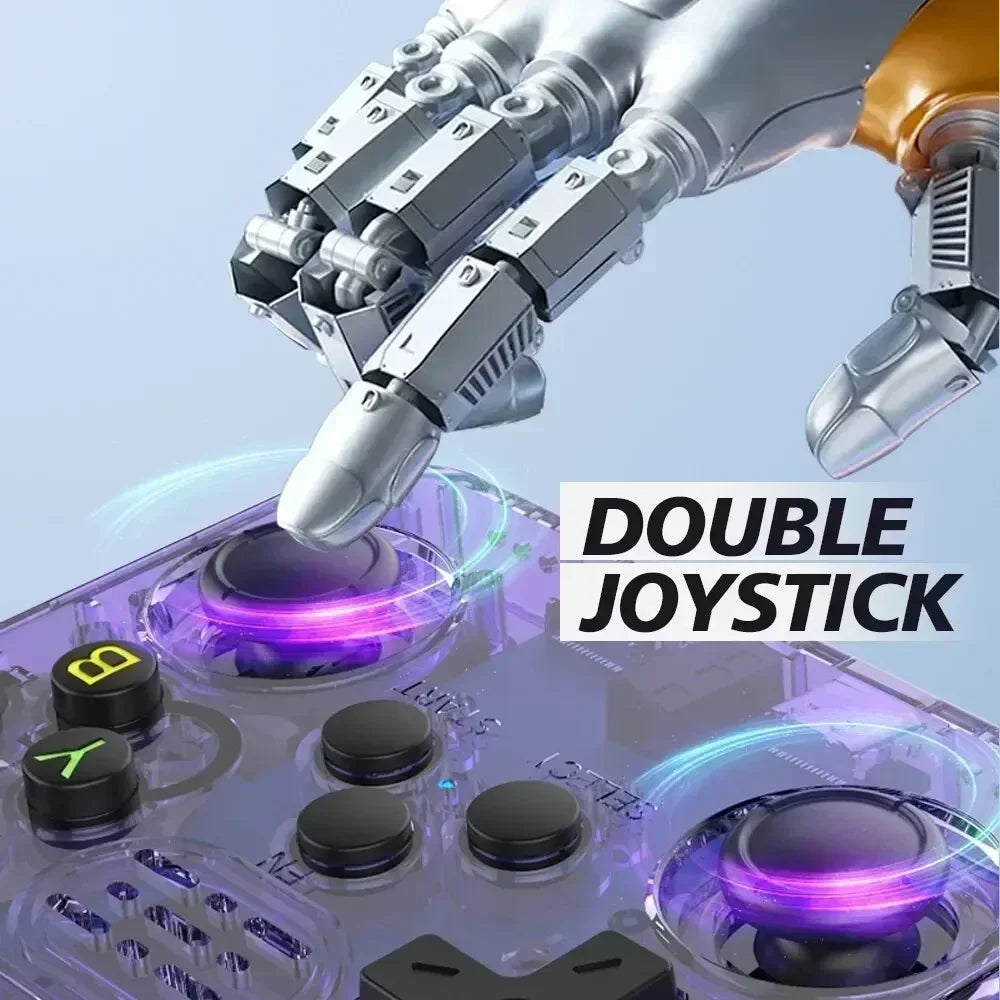 Console rétro portable R36S 64Go – violet
