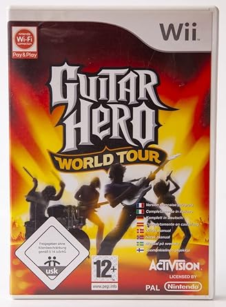 jeu video guitar hero world tour nintendo wii pal