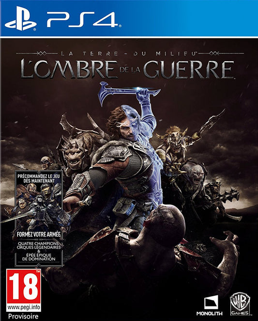 La terre du milieu: l’ombre de la guerre ps4