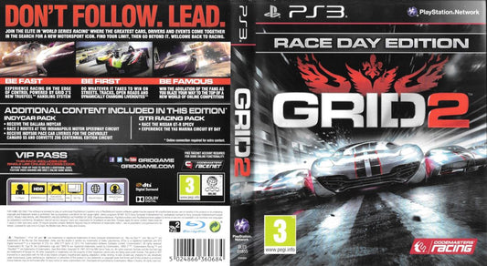 Jeu PS3 Grid 2 Limited Edition avec notice