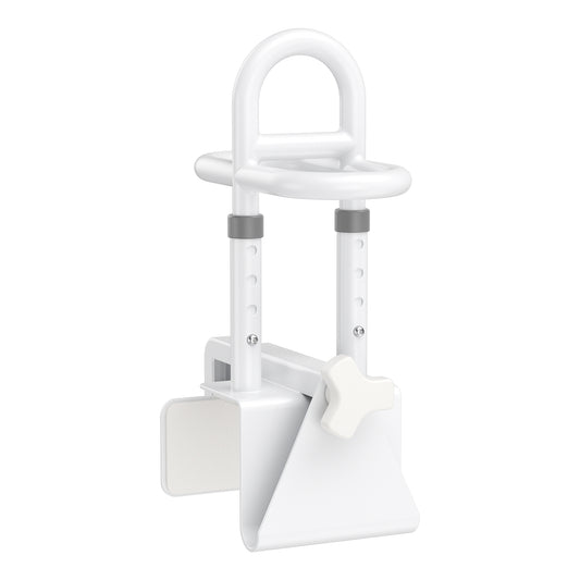 Barre d’Appui de Sécurité pour Baignoire et Toilettes – Poignée Réglable 7,5 à 17 cm – Installation Sans Perçage