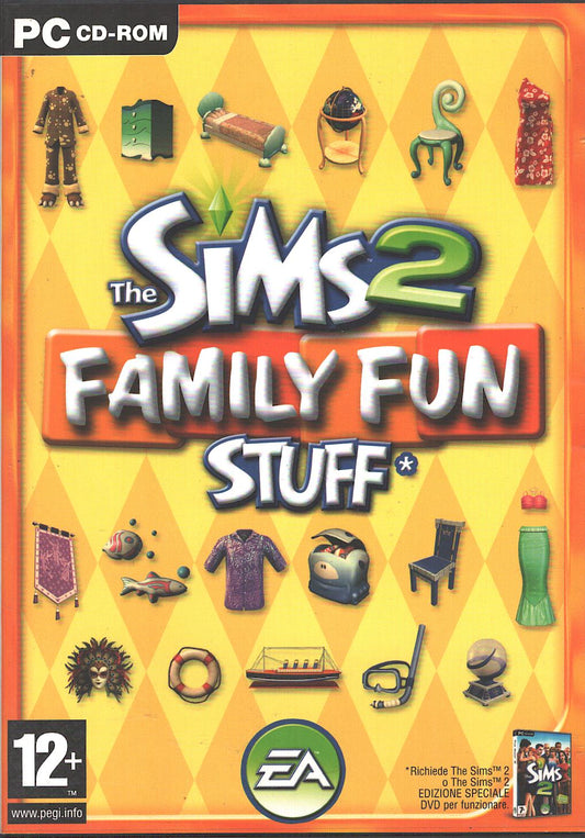 jeu pc the sims 2 family fun stuff