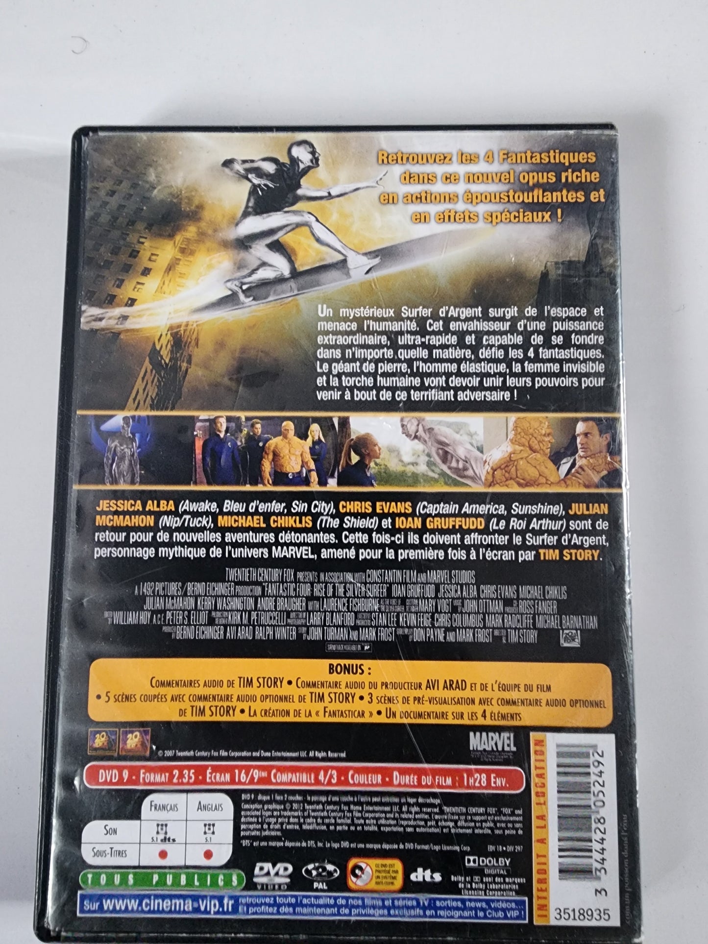 Les 4 Fantastiques et le Surfer d'Argent - DVD