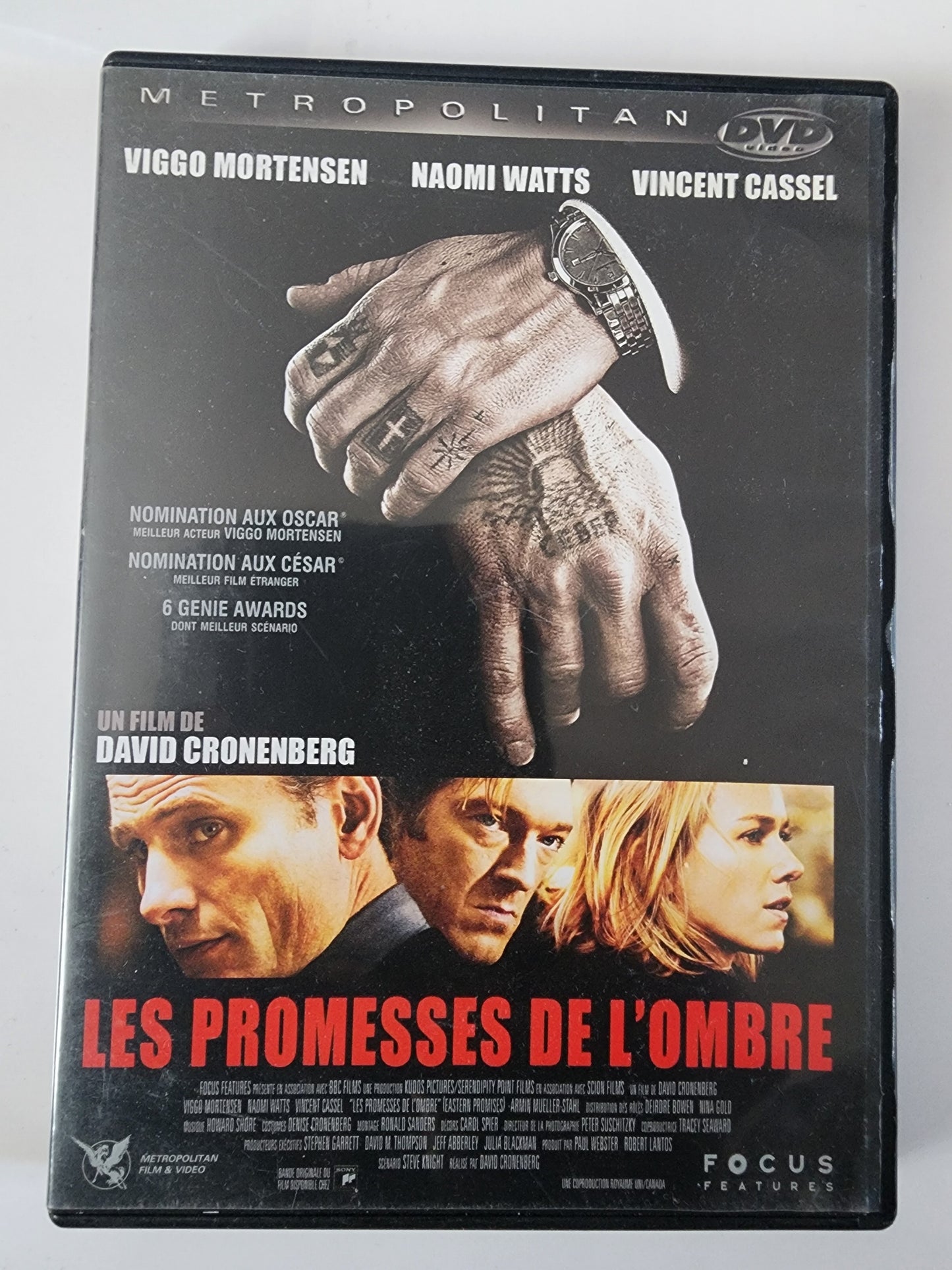 Les Promesses de l'Ombre - DVD David Cronenberg (Eastern Promises)