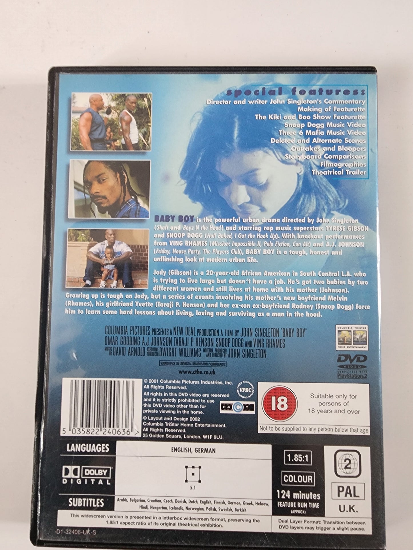 Baby Boy - DVD Drame avec Tyrese Gibson, Snoop Dogg et Ving Rhames