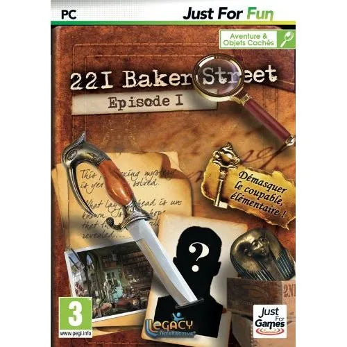 jeu pc just for fun 221 baker street episode 1