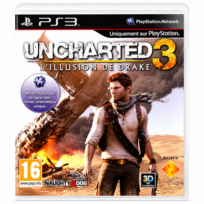 Uncharted 3 : L'Illusion de Drake – Jeu PS3 – Action Aventure – Version Française