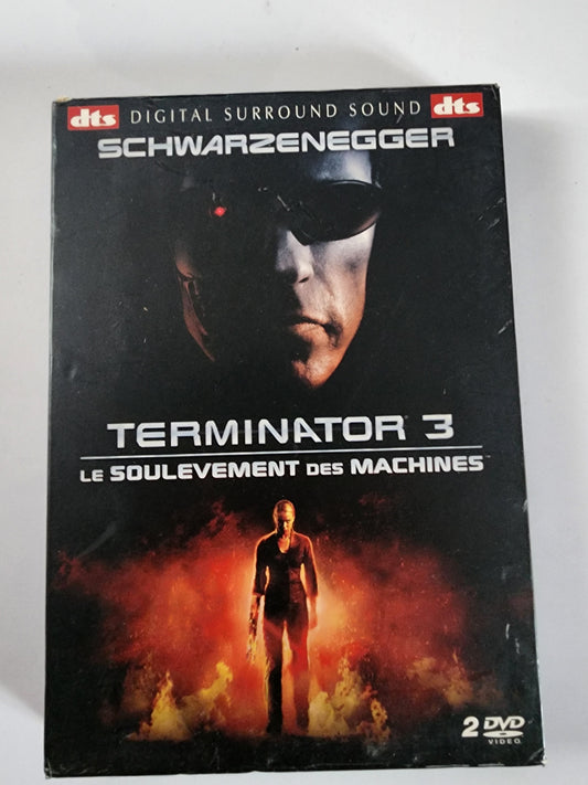 Terminator 3 Coffret 2 DVD - Pochette avant avec Schwarzenegger
