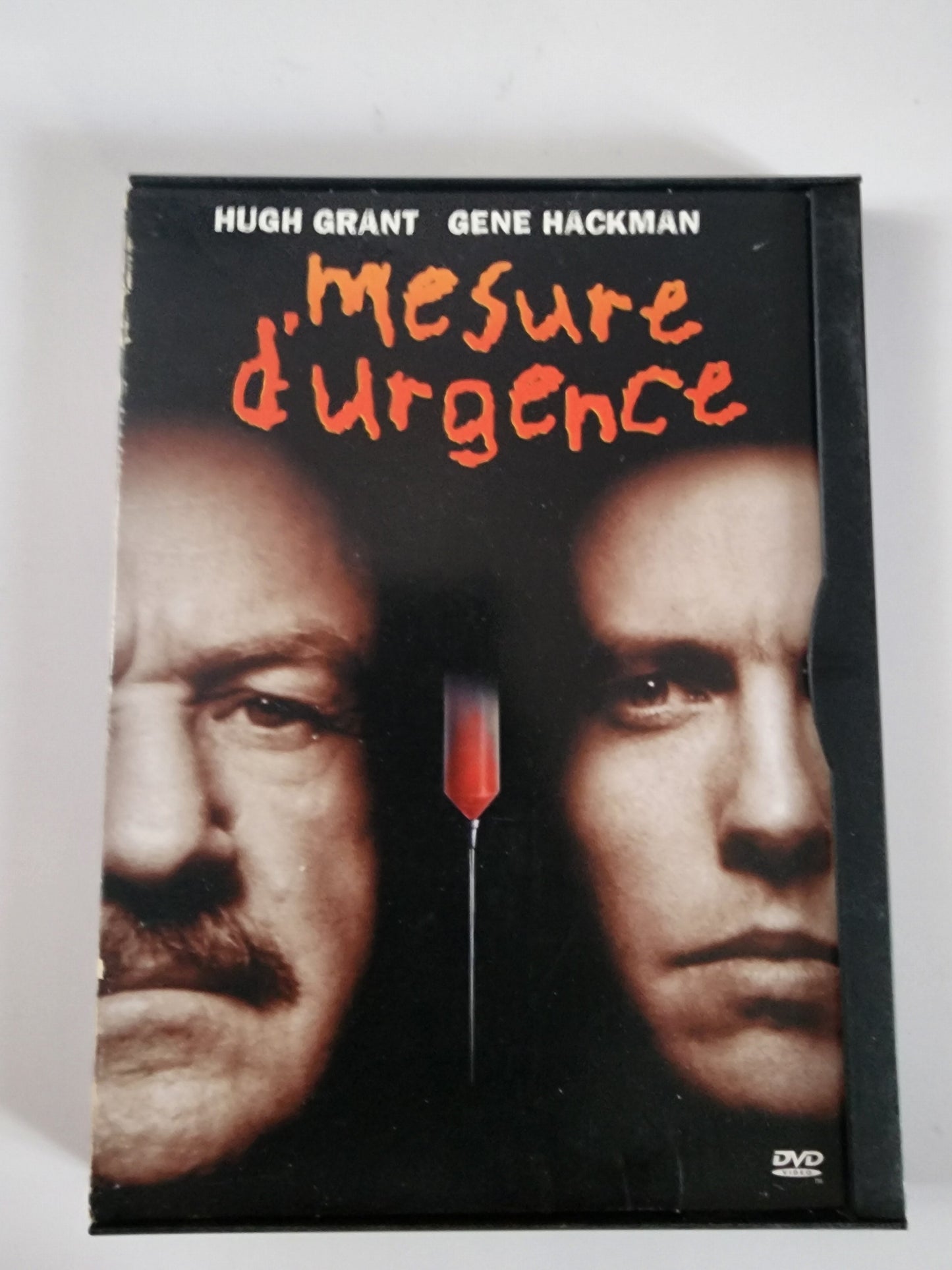 Mesure d'Urgence DVD - Dos de la pochette avec synopsis