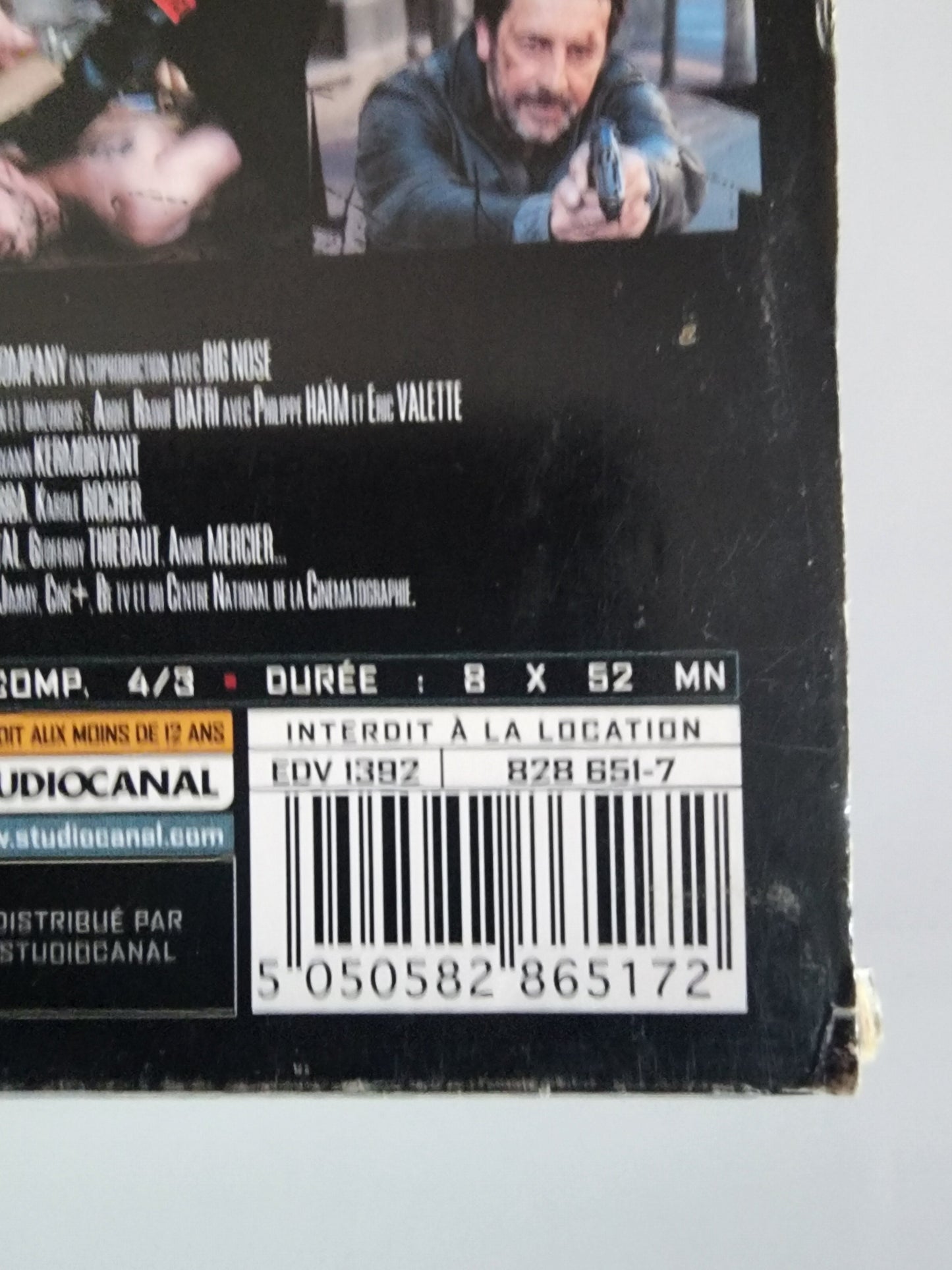 Braquo Saison 2 DVD - Code-barres 5050582865172 EDV1392 StudioCanal