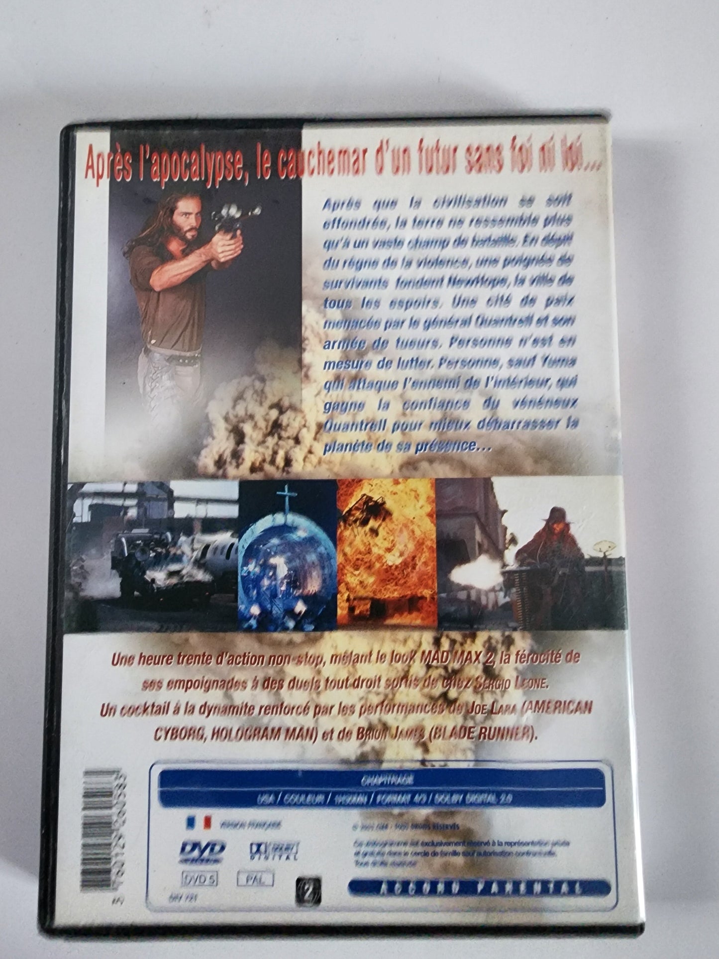 Steel Frontier DVD - Dos de la pochette avec synopsis