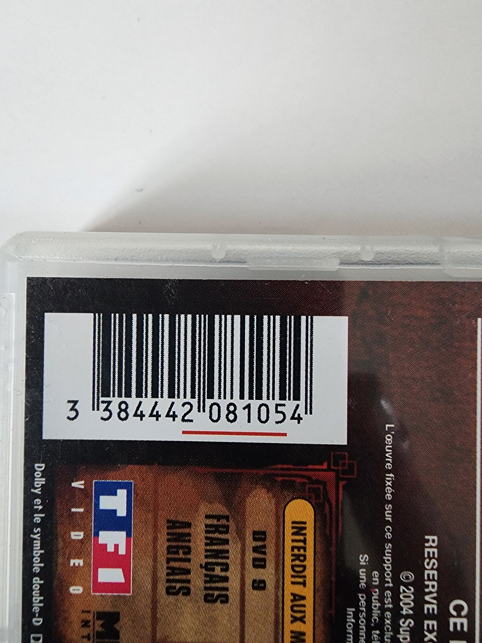 Kill Bill Volume 2 DVD - Code-barres