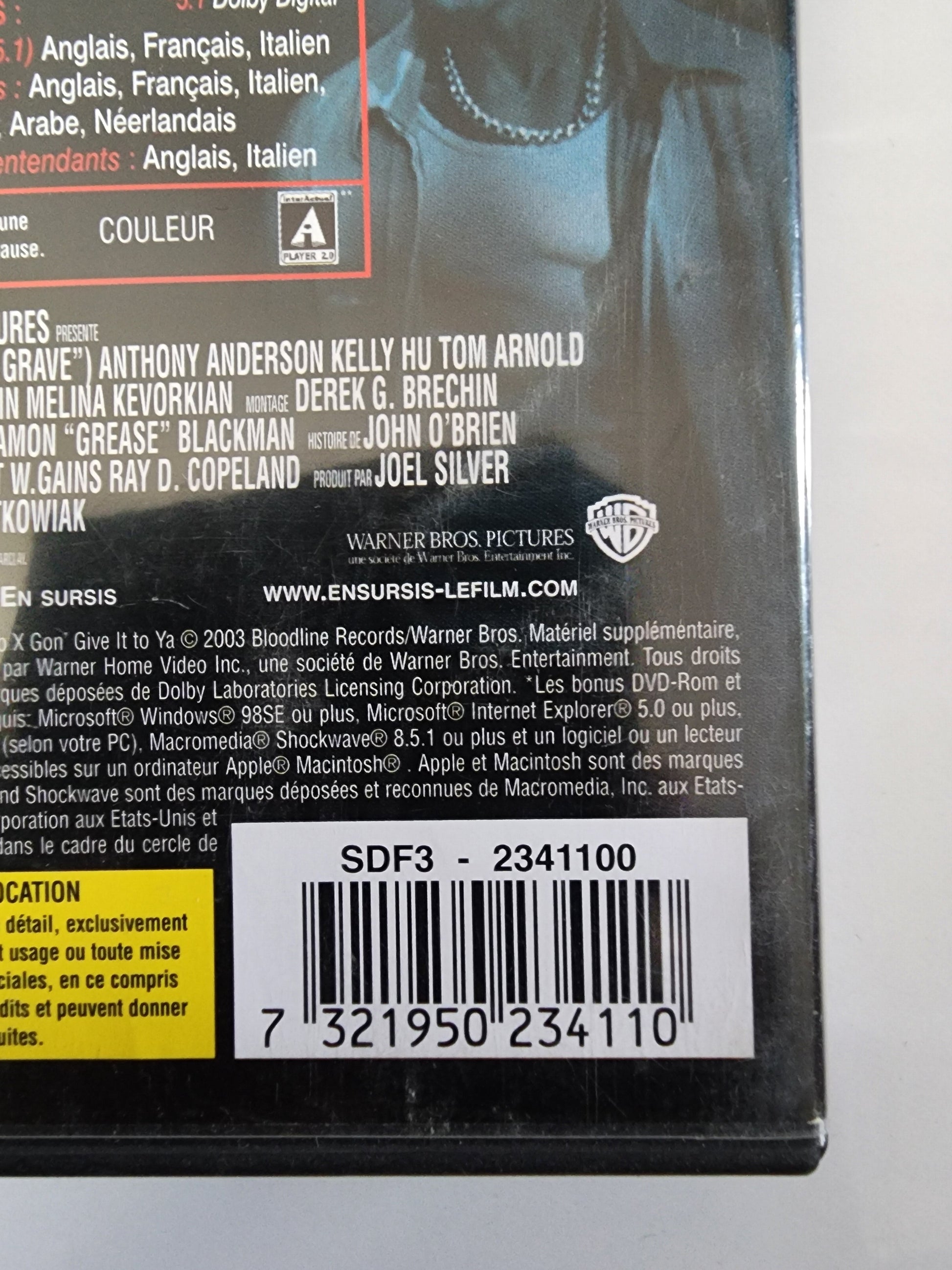 En Sursis DVD - Code-barres