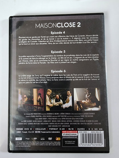 Maison Close 2 DVD Épisodes 4 à 6 - Verso