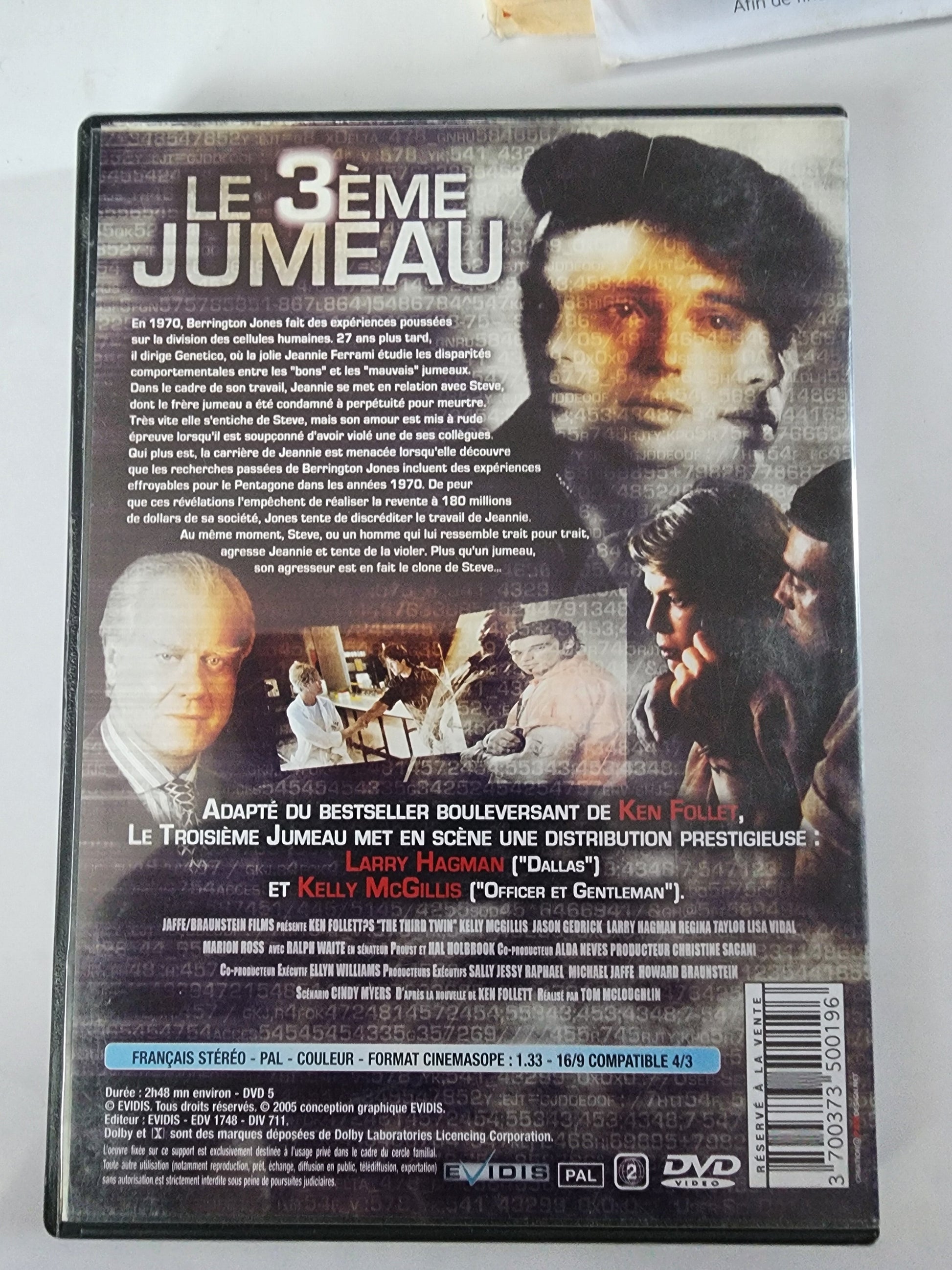 Le 3ème Jumeau DVD - Recto