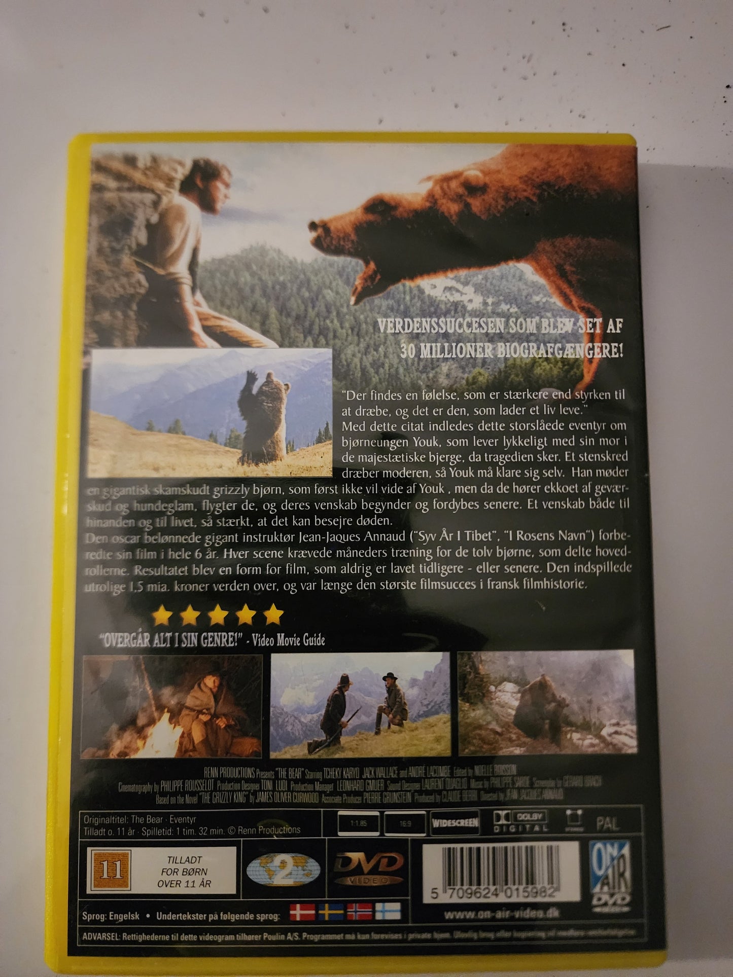 L'Ours DVD - Verso