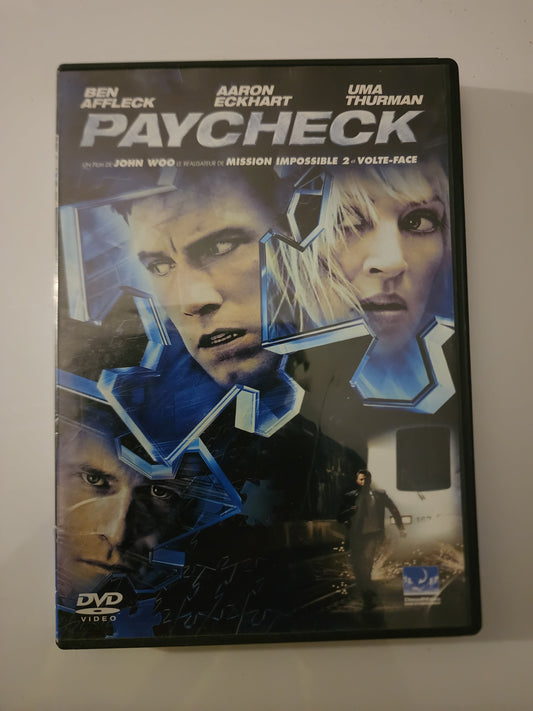 Paycheck DVD - Recto