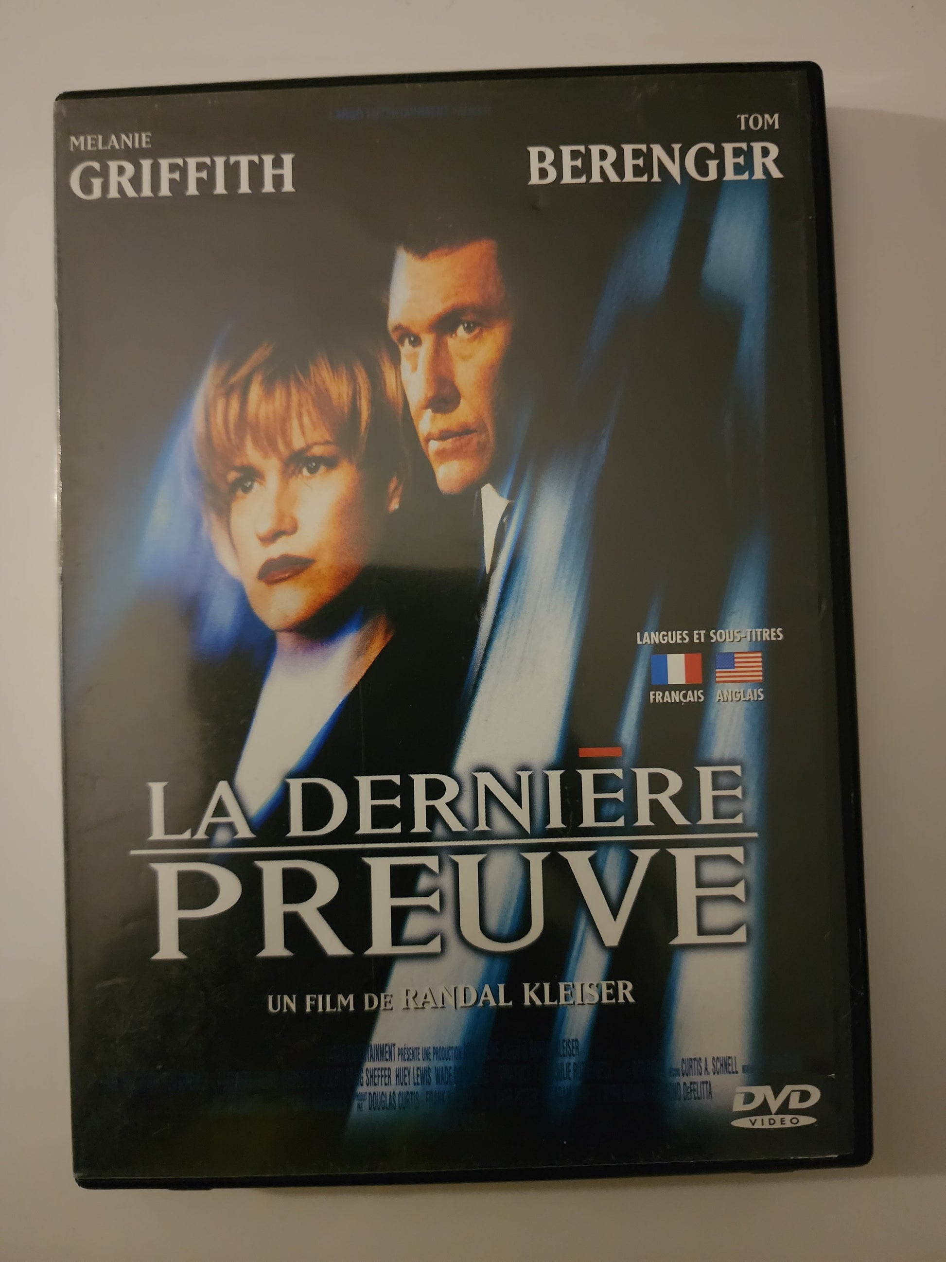 La Dernière Preuve DVD - Recto