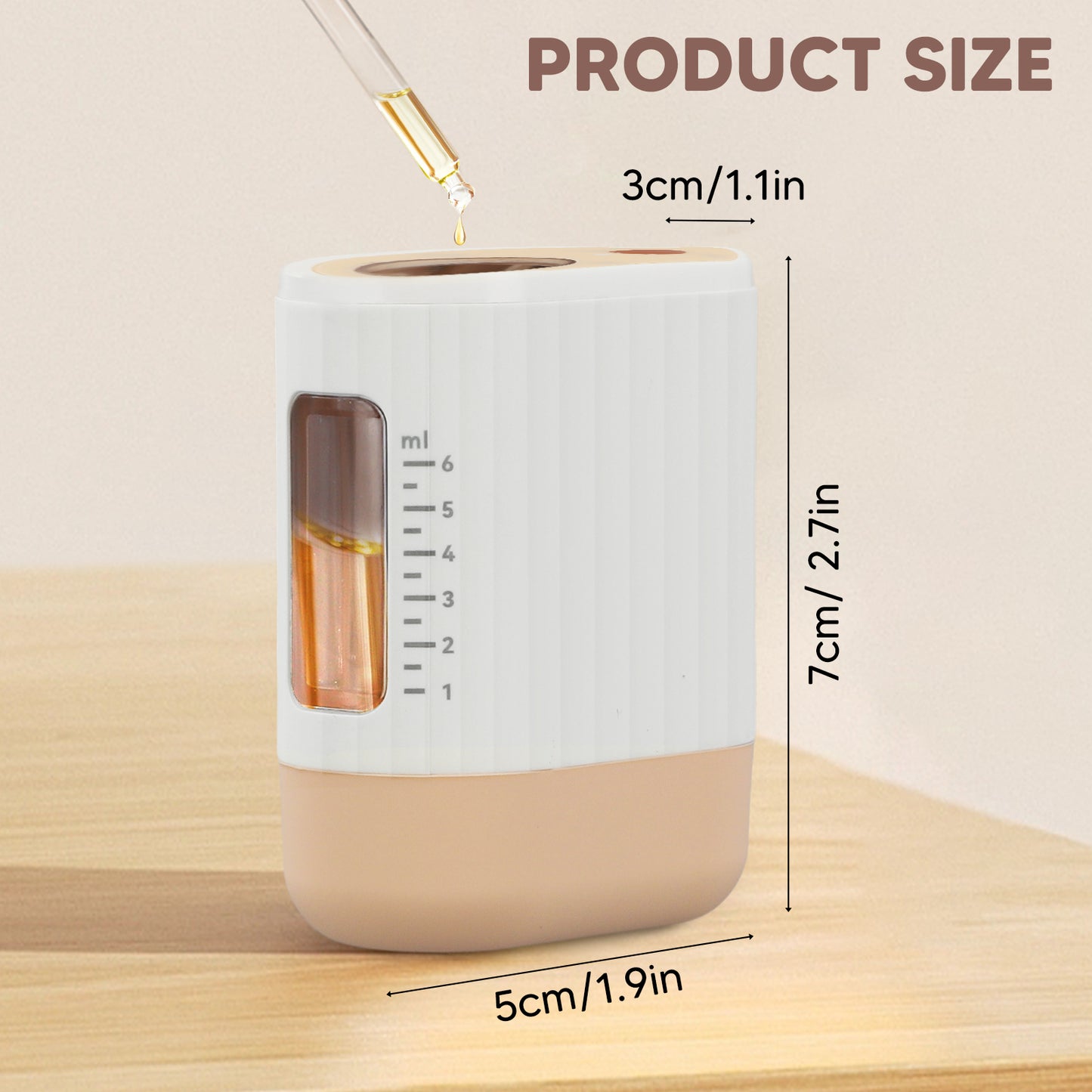 Applicateur d’Huile Capillaire Électrique 2 en 1 – Masseur de Cuir Chevelu et Distributeur d’Huile pour Cheveux