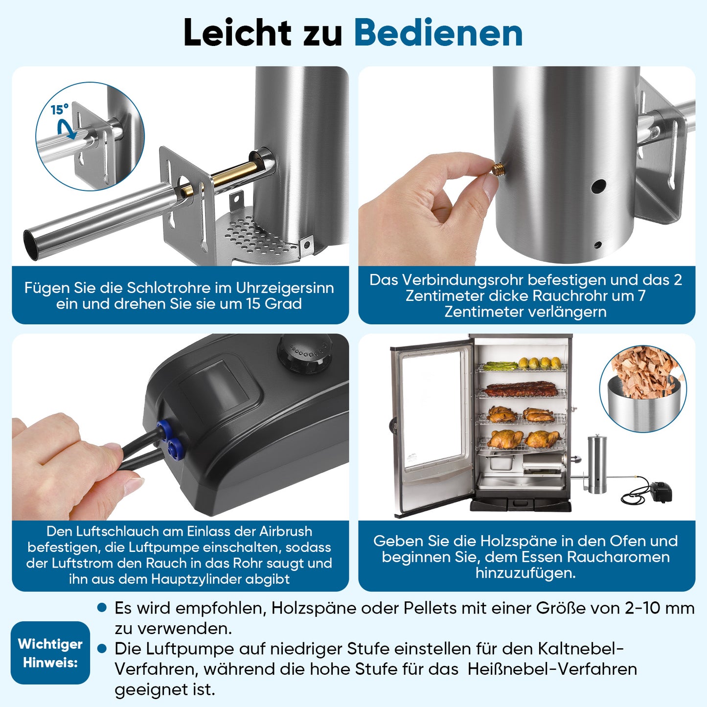 Générateur de Fumée Froide Inox – Accessoire Fumoir BBQ pour Viande et Aliments