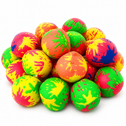 Lot de 20 Balles Absorbantes Réutilisables – Bataille d’Eau | Mousse Éponge | Piscine Plage Jardin | Enfants & Adultes