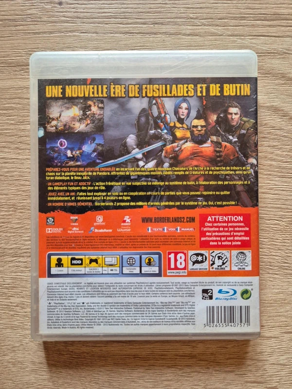 Jeux PlayStation 3 borderlands 2
