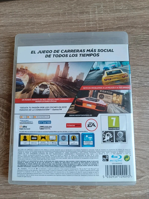 Jeu Need For Speed Most Wanted sur PS3