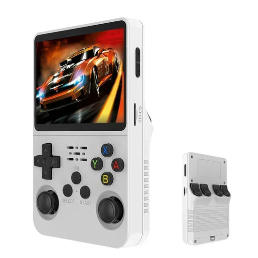Console rétro portable R36S 64Go – Blanc