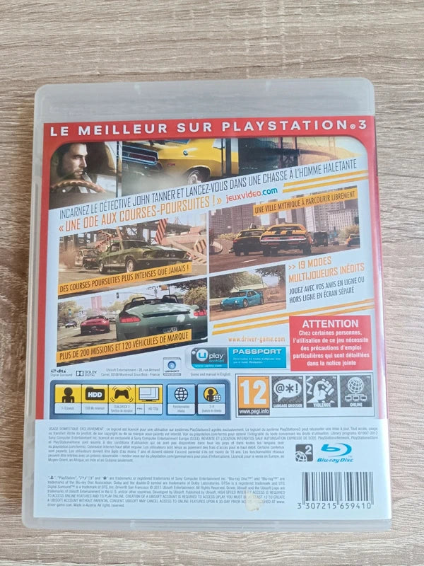 Jeu Driver San Francisco (Essentials Édition) sur PS3