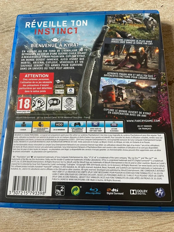 Jeu Ps4 Far Cry 4