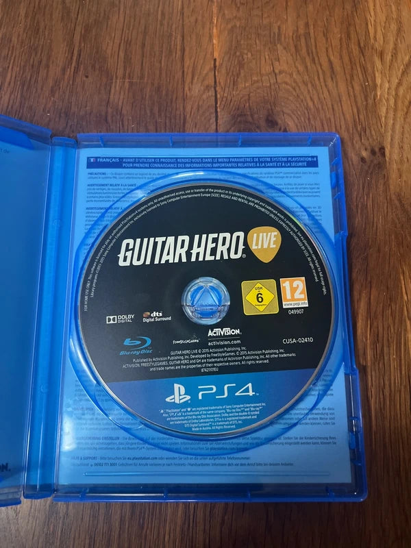 Jeu PS4 Guitar Hero live