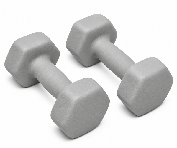 Paire d'Haltères 4 kg Néoprène Antidérapant – Musculation, Fitness & Renforcement Musculaire à Domicile