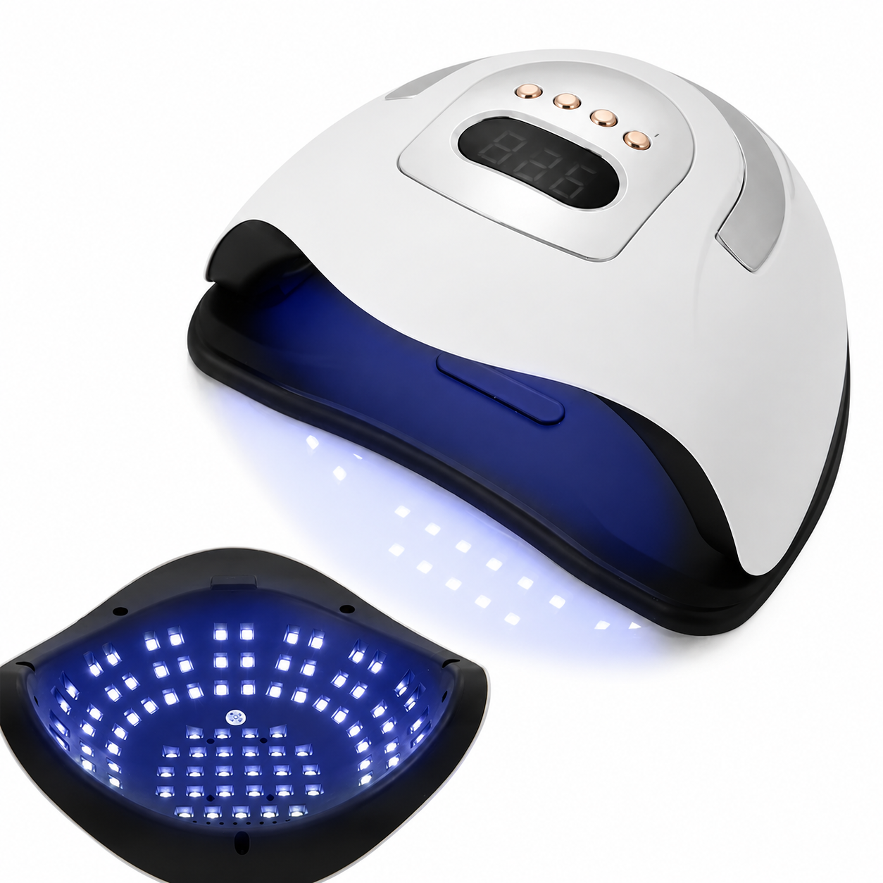 Lampe UV LED SUN X23 MAX 81 LED 320W Sèche-Ongles Professionnel avec Écran LCD – Minuterie 10/30/60/99 s – Capteur Automatique – Manucure Gel UV & LED – Prise EU