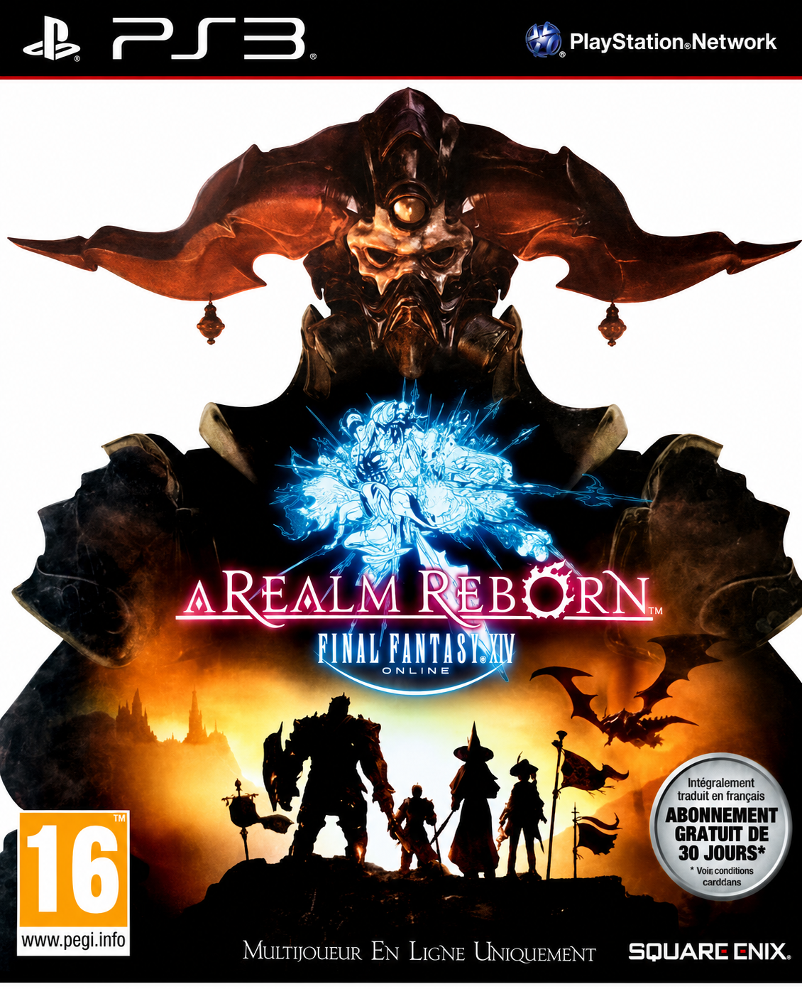Final Fantasy XIV A Realm Reborn PS3 PlayStation 3 Jeu Vidéo MMORPG En Ligne Français PEGI 16