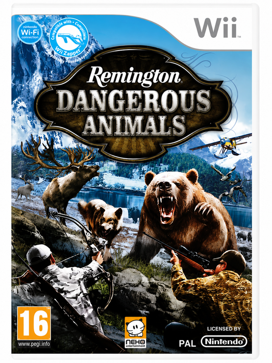 Remington Dangerous Animals Wii Jeu de Chasse Action Tir PAL Français