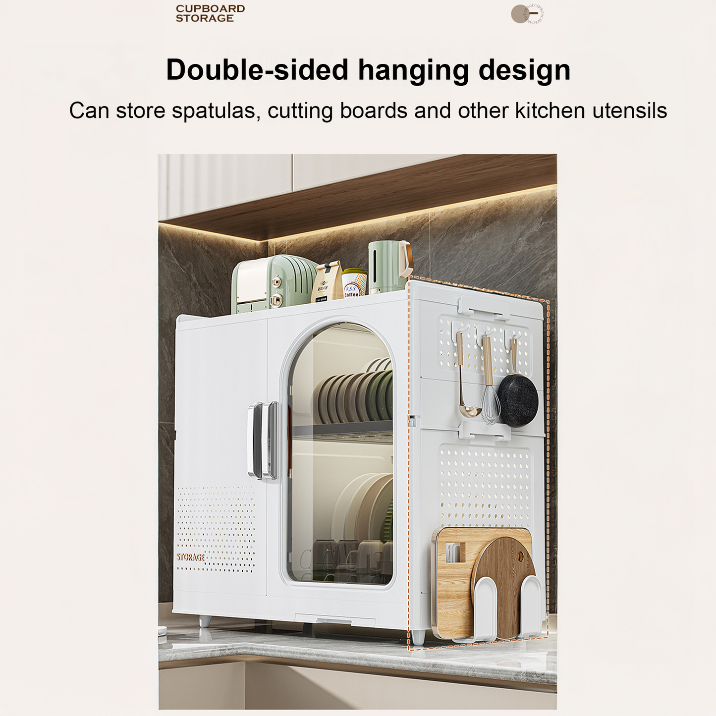 Armoire de Rangement Pliable Multifonction – Meuble Empilable Grande Capacité Cuisine Salon