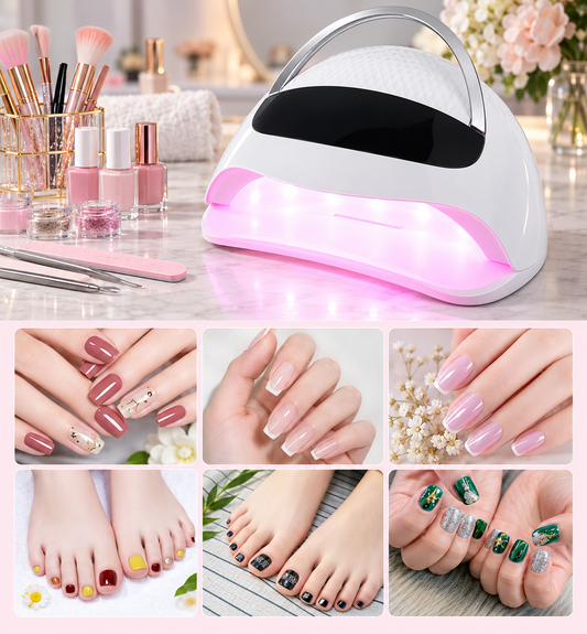 Lampe UV LED SUN X30MAX 90 LEDs – Sèche Vernis Gel Professionnel avec Écran LCD & Poignée – Nail Art Salon & Domicile