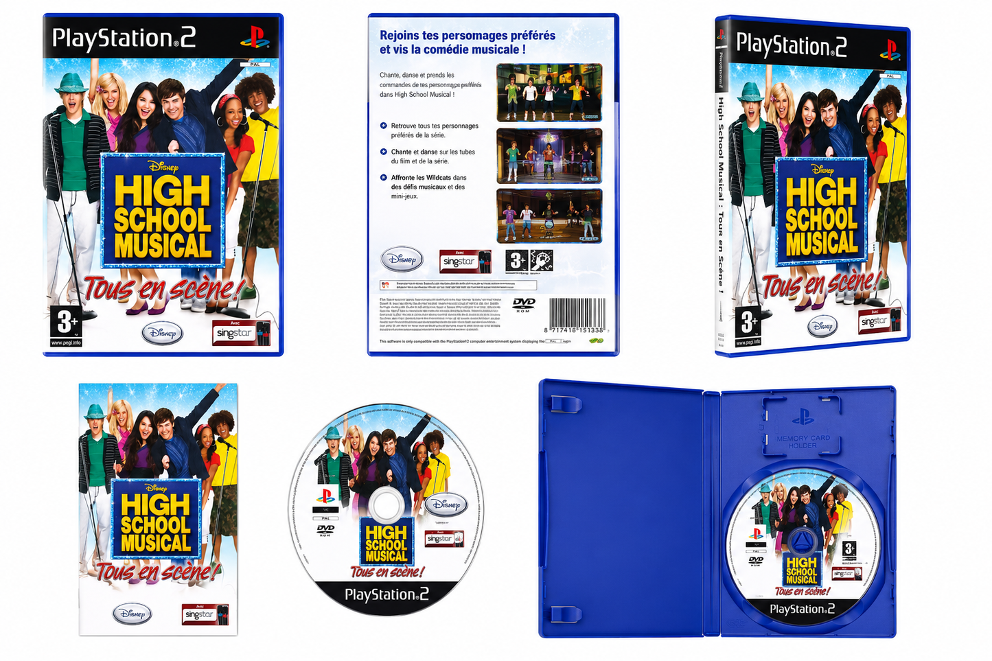 Disney High School Musical : Tous en Scène ! – PS2 – Jeu Musical Karaoké – Disney Interactive – Version Française