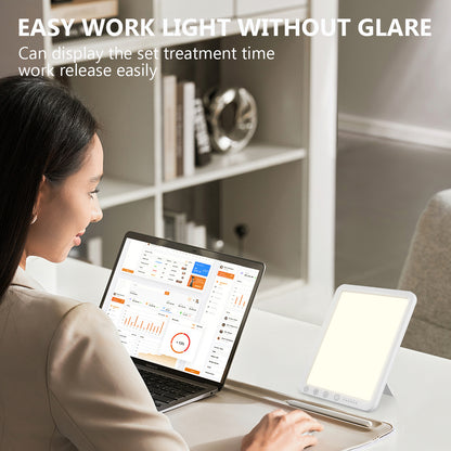 Lampe de Luminothérapie 15000 Lux – 3 Températures 5 Luminosités 6 Minuteurs – Lumière du Jour
