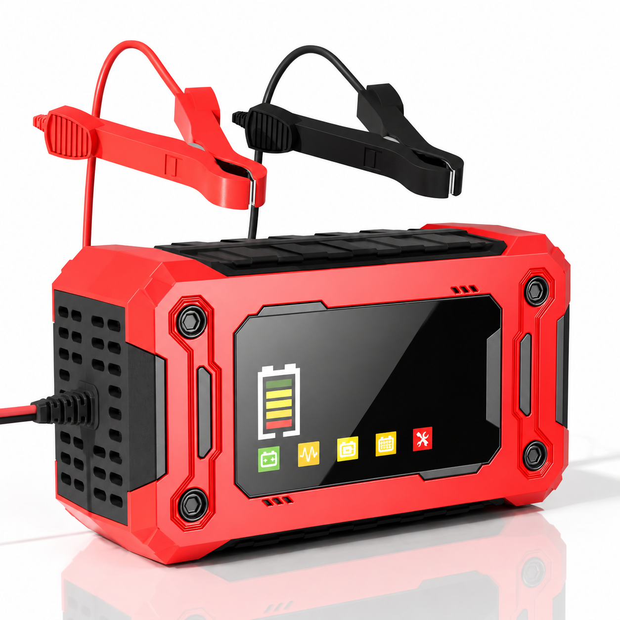 Chargeur de Batterie Intelligent 12V 15A | Écran LCD | AGM, GEL, Lithium, Plomb