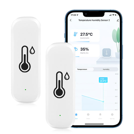 Thermomètre Hygromètre WiFi Intelligent – Capteur Température Humidité Intérieur