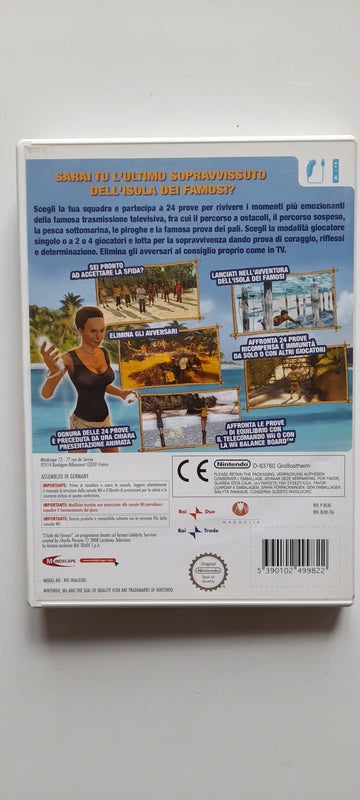 Gioco per nintendo wii l'isola dei famosi