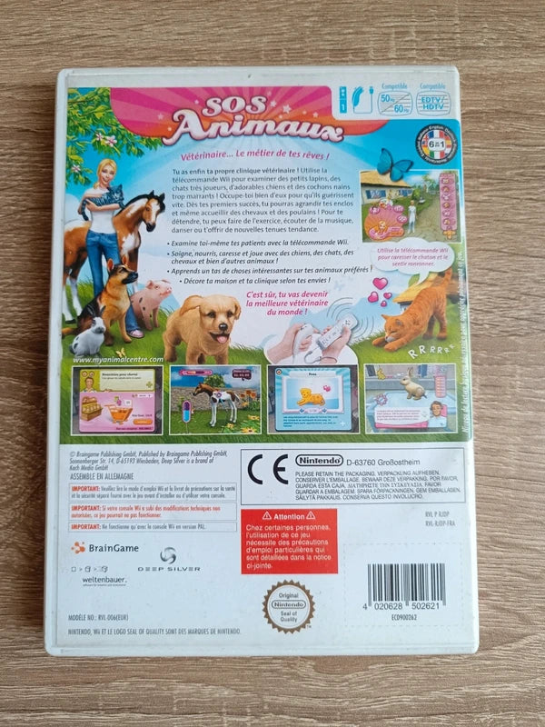 Jeu SOS Animaux sur Wii