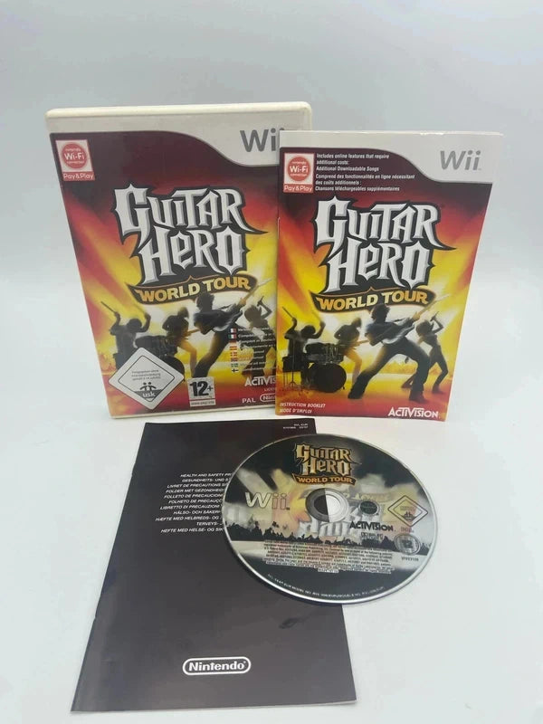 jeu video guitar hero world tour nintendo wii pal