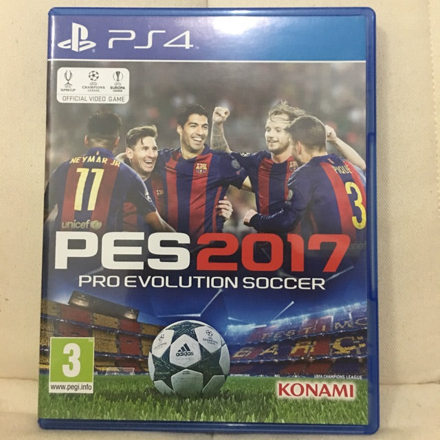 Jeux PES 2017 ps4