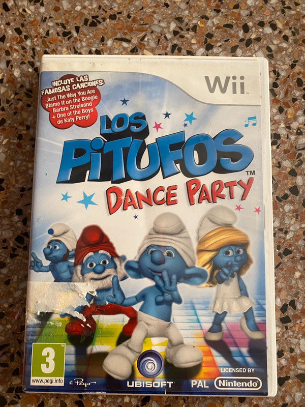 Juego wii pitufos