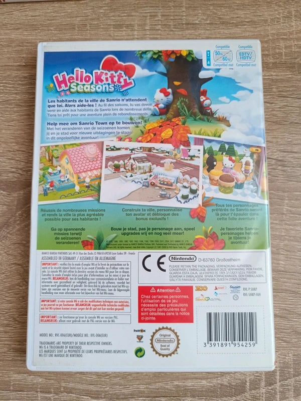 Jeu Hello Kitty Seasons sur Wii